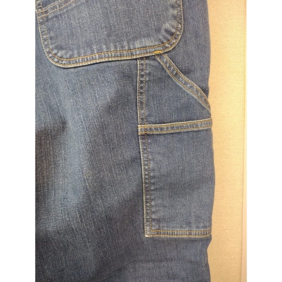 Carhartt Jeans Men 42x30 Blue Rugged Flex Relaxed Fit Utility Straight Leg Pants - Picture 11 of 13